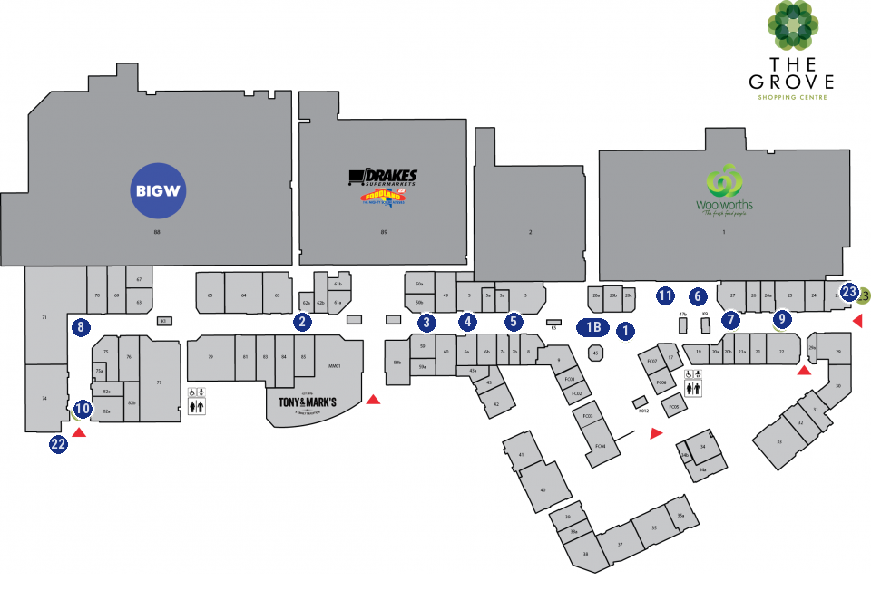 The Grove Shopping Centre Floor 1