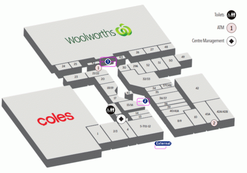 Unley Shopping Centre Floor 1