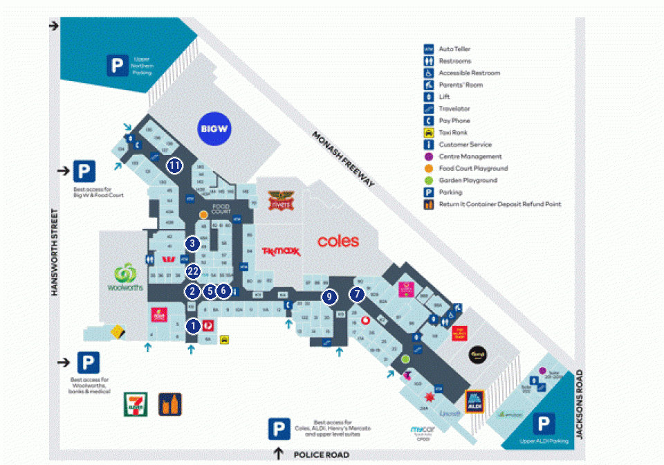 Waverley Gardens Shopping Centre Waverley Gardens Casual Leasing